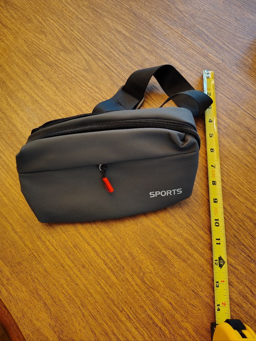 Gray Men's Crossbody Sling Bag